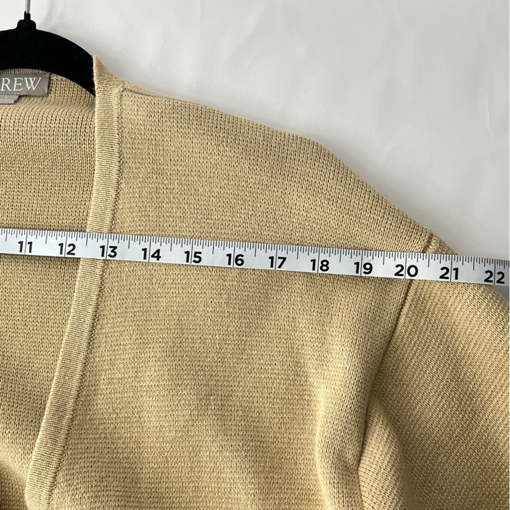 J CREW Women’s Size S Knit Cardigan. Camel Color. Gold buttons. Pockets. - Picture 5 of 12